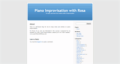 Desktop Screenshot of improvisation.learnpianowithrosa.com